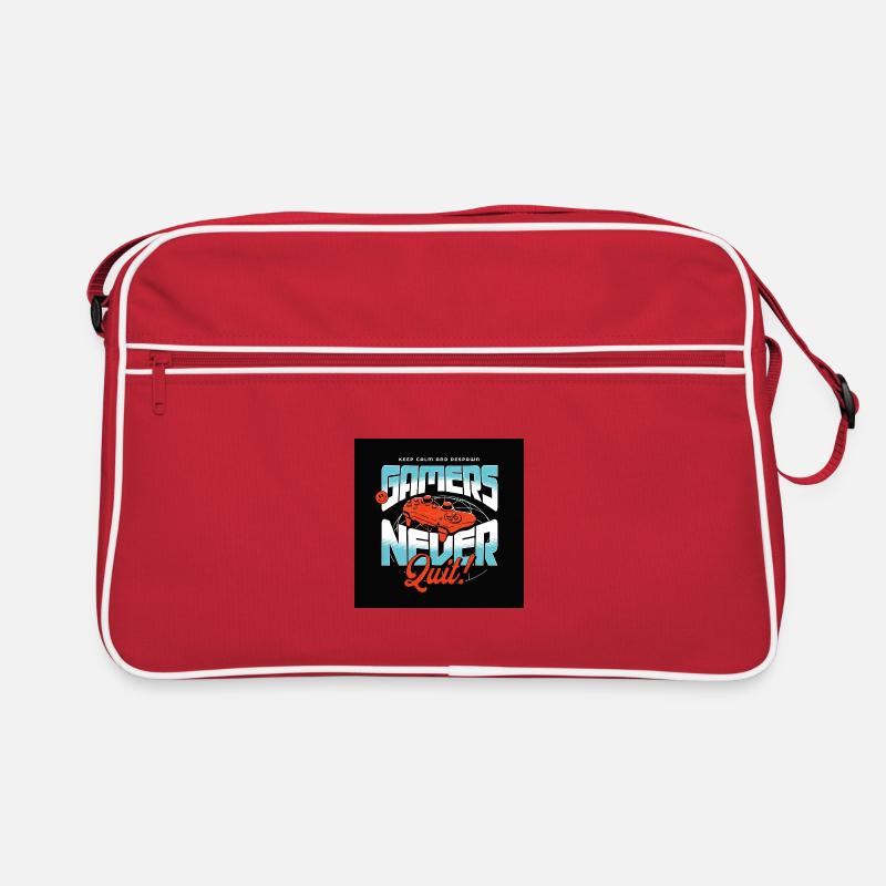 Gamers Never Quit Controller Retro Bag