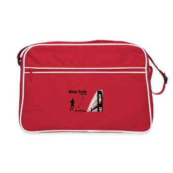 blockedTitle - Sac Retro - rouge/blanc - Devant