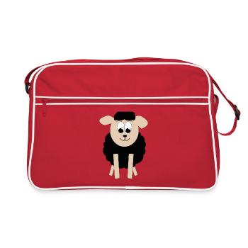 black sheep - Retro Bag - red/white - Front
