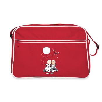 Romantic Cow Star - Retro Bag - red/white - Front