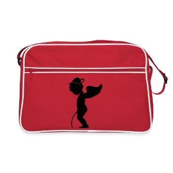 Pause sur le - d’ange - Sac Retro - rouge/blanc - Devant