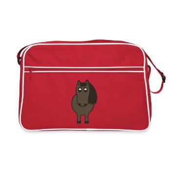 Poneys de boules - Sac Retro - rouge/blanc - Devant