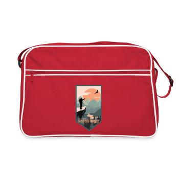 Hiking, Summit Climber - Retro Bag - red/white - Front