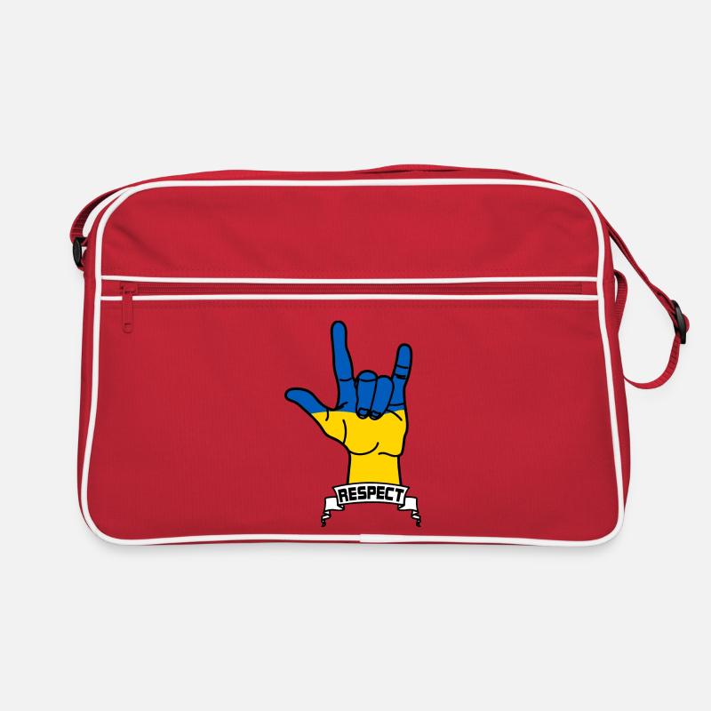 Respect for ukraine Retro Bag