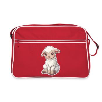 Sheep - Retro Bag - red/white - Front