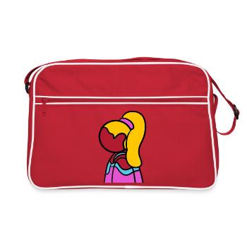 A look to colour - Retro Bag - red/white - Front