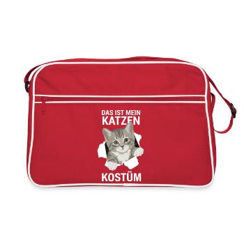 My Cat Costume – Cute Kitten - Retro Bag - red/white - Front