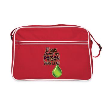 POISON IN THE WATER #3 - let's talk - Retro Bag - red/white - Front
