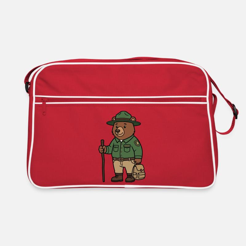 bear ranger Retro Bag
