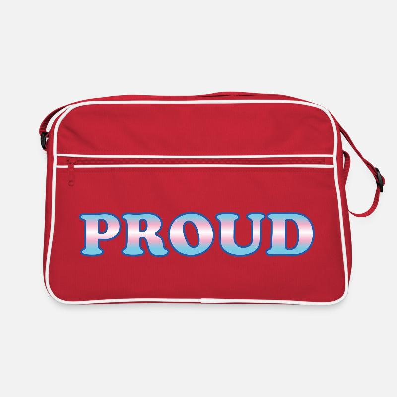 Trans Pride - Drapeau transgenre Sac Retro