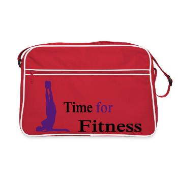 sport - Sac Retro - rouge/blanc - Devant
