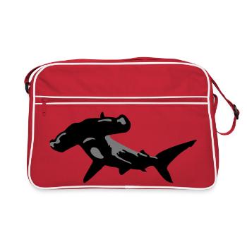 hammerhai - Sac Retro - rouge/blanc - Devant
