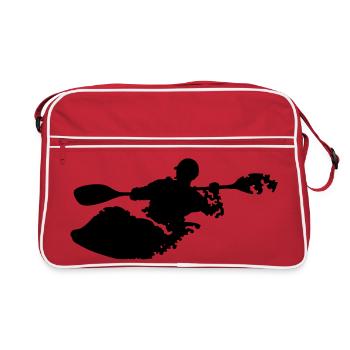 kayaking_1 - Sac Retro - rouge/blanc - Devant
