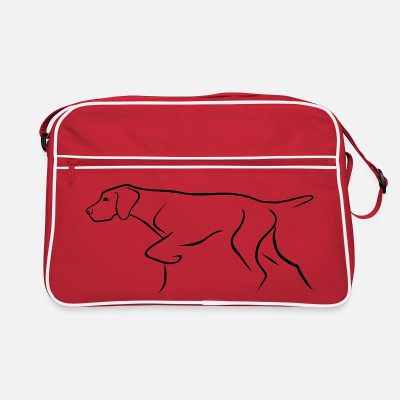 Pointing dog Retro Bag