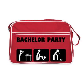 Célébration du baccalauréat - Sac Retro - rouge/blanc - Devant