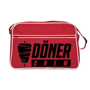 L’équipe Döner - Sac Retro - rouge/blanc - Devant