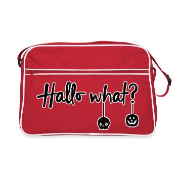Ironique d’Halloween - Sac Retro - rouge/blanc - Devant