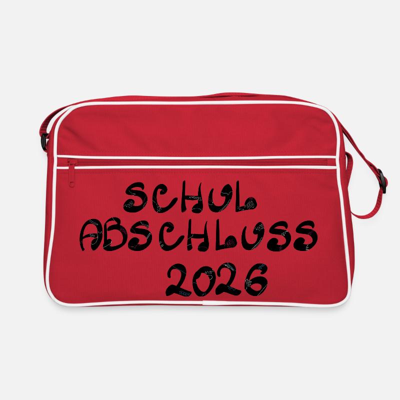 Schulabschluss 2026 Retro Tasche
