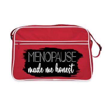 Femmes en ménopause - Honnêteté - Sac Retro - rouge/blanc - Devant