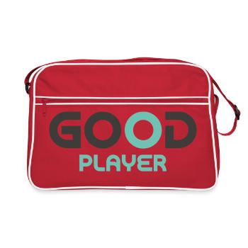Les bons joueurs les amateurs de sport - Sac Retro - rouge/blanc - Devant