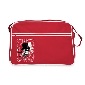 Joyeux halloween - Sac Retro - rouge/blanc - Devant