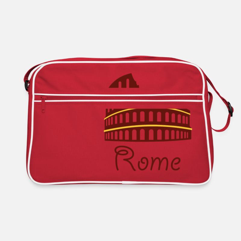 Süß Rom Logo Kolosseum Geschenk Idee Retro Tasche
