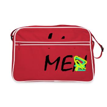 I love myself - Retro Bag - red/white - Front