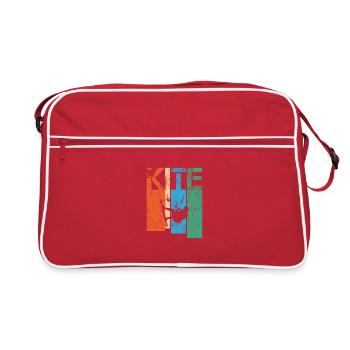 Kite, Kite- surfeur - Sac Retro - rouge/blanc - Devant
