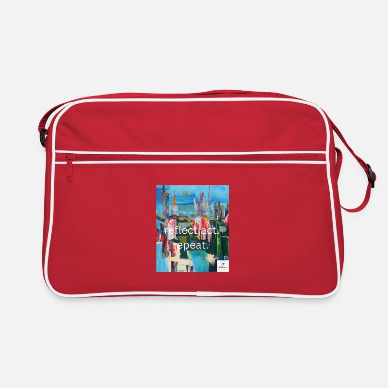reflect.act.repeat I statement styles I art 2 wear Retro Tasche