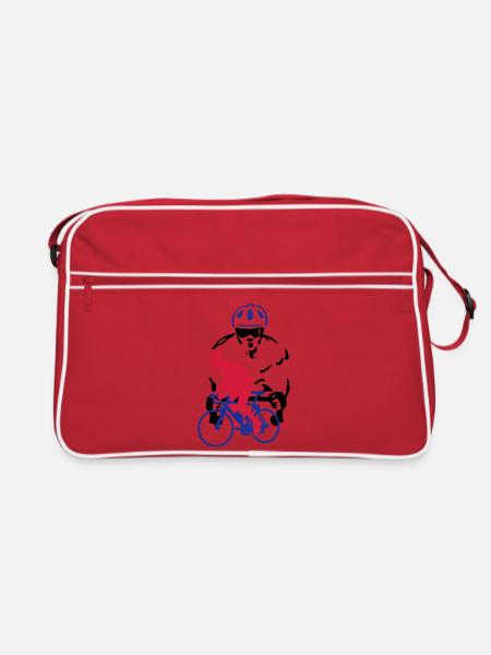 Rennrad - Retro Bag - red/white - Front