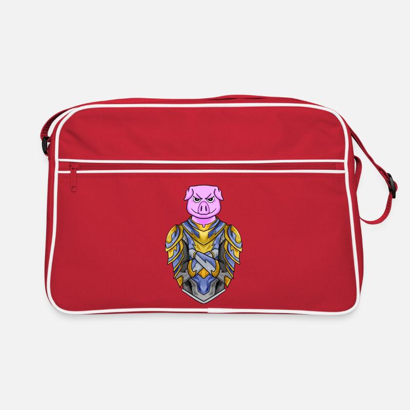 Knight Pig cool Retro Bag