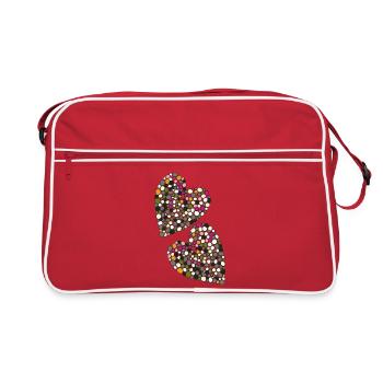 Boules de cœurs - Sac Retro - rouge/blanc - Devant