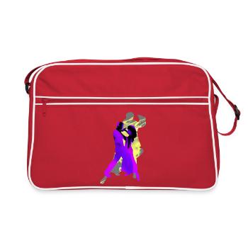 Danseurs de tango argentin - Sac Retro - rouge/blanc - Devant