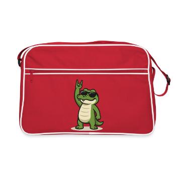 Croc à bascule - Sac Retro - rouge/blanc - Devant
