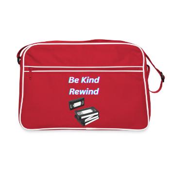 Be_Kind_Rewind - Sac Retro - rouge/blanc - Devant
