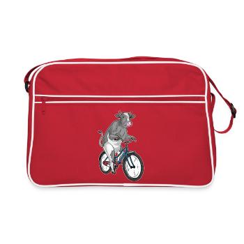 Vélo Vache - Sac Retro - rouge/blanc - Devant