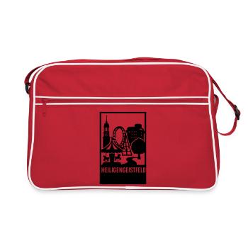 Heiligengeistfeld Hamburg - Retro Tasche - Rot/Weiß - Vorne