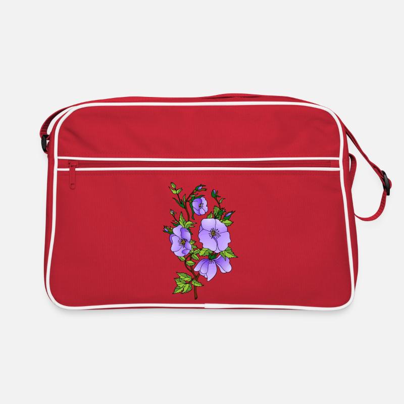 Blumen Retro Tasche