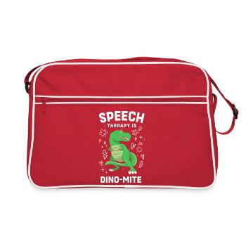 Orthophonie Orthophoniste Orthophoniste - Sac Retro - rouge/blanc - Devant
