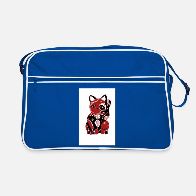 Chinesische Katze Retro Tasche