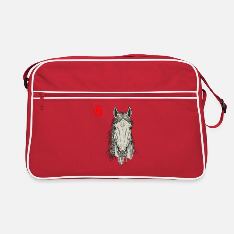 Horse Asian Retro Bag