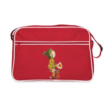 Quinn - la lettre d’amour heureuse / - Sac Retro - rouge/blanc - Devant