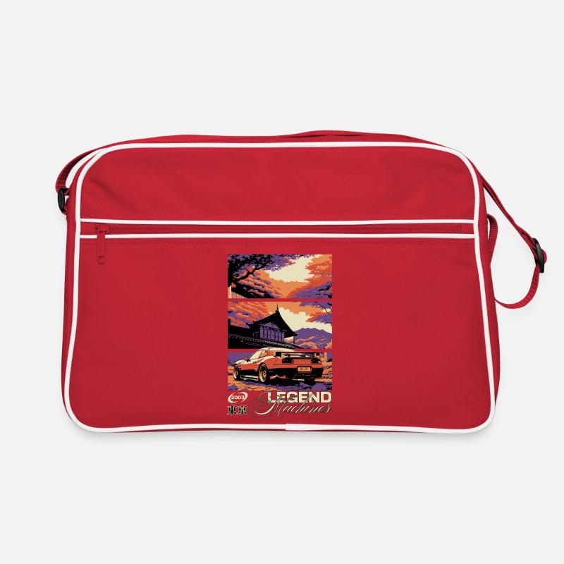 Sunset Skyline Triptych Car Legend Retro Bag