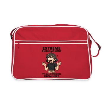 Extreme Anime Moment Downhill Vibe - Retro Bag - red/white - Front
