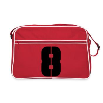 8 - Retro Bag - red/white - Front