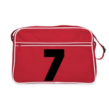 7 - Retro Bag - red/white - Front