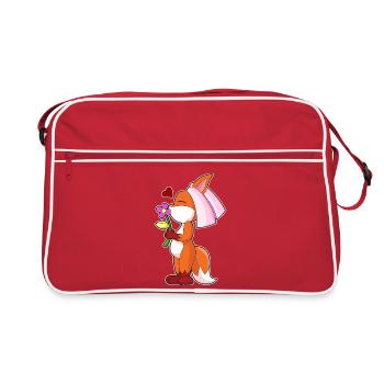 Mariage de fleurs de la Fox Bridal - Sac Retro - rouge/blanc - Devant