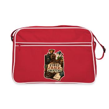 PREMIÈRE MONTRE DE CRACK - Sac Retro - rouge/blanc - Devant