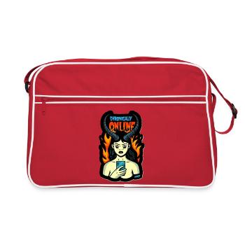Demoiselle de l’Enfer en ligne chronique - Sac Retro - rouge/blanc - Devant