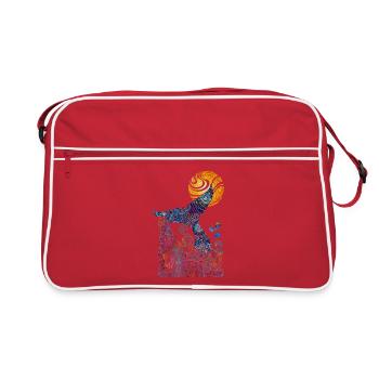 coda_balena2 - Sac Retro - rouge/blanc - Devant